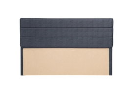 Hanah Home Cabecero Motya 120 - Anthracite, 120cm alto x 97cm ancho, Tapizado Tela Esponja, Tablero Partículas